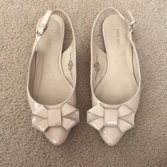 Nine West Shoes - Nine West Bow Slingback Flats